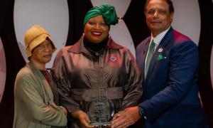 Halima presented award