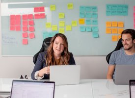 A group of professionals conducting a meeting